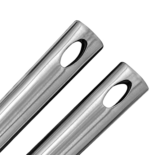 Fackelmann ORIGIN Garlic Press, Garlic Crusher, Stainless Steel Handle & Function Head, 26x6x3.5cm, Silver - Image 3