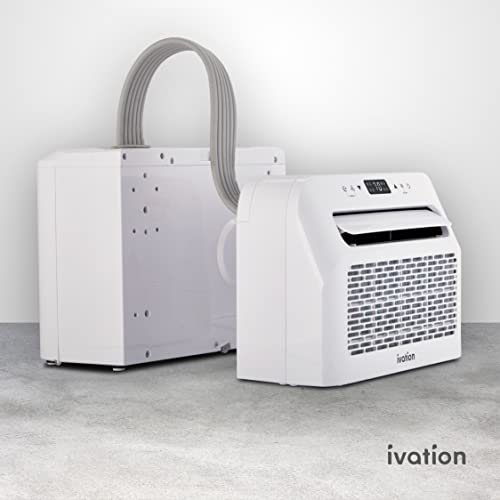 Image of Ivation 6,500 BTU Camper Air Conditioner | Portable Over-the-Window Sill AC, Fan & Dehumidifier for RV, Caravan & Motorhome | Digital Display, Temperature Control, Timer, Sleep Mode, Whisper Quiet