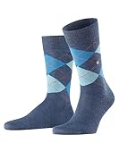 Burlington Edinburgh Herren Socken aus Schurwolle DARKBLUE (6697), 40-46