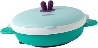 COOLHIYA Utensílios De Mesa Complementares Utensílios De Aço Inoxidável Para Crianças Talheres Infantis Placas De Sucção Para Bebês Talheres Para Bebês Tigelas De Sucção Para Bebês