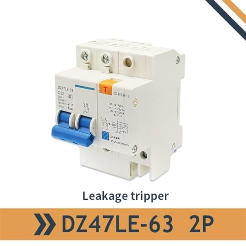 Disjoncteur DZ47-63LE avec fonction cell réinitialisation pour mini circuit