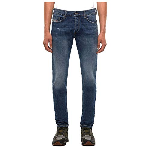 DIESEL Tepphar-x L.30 Pantaloni Jeans, 01 Blue Denim, 28 Homme