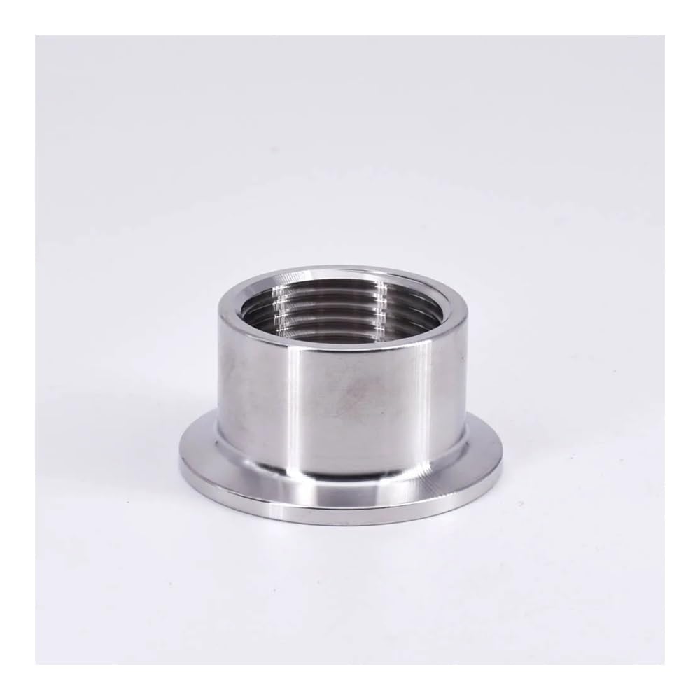 Rvblrdse Women's One Color 1" Bspt X 1.5" Tri Clamp Sus 304 Stainless Steel Coupler Fitting Home Brewing Beer Short-Type