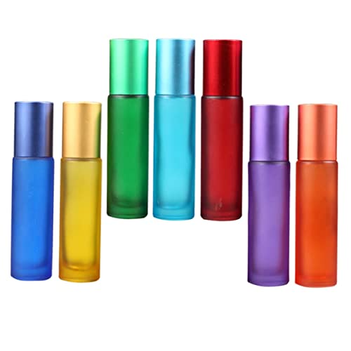 Vaguelly Botellas Para Perfumes y Aceites Esenciales De Colores Recargables y Reutilizables Para Subpaquetar Cremas y Líquidos