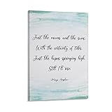 Still I Rise Wall Art, Maya Angelou Quote Art Poster, Empowering Women in Art, Women's Poetry Poster Decorative Painting Canvas Wall Art Living Room Posters Bedroom Painting 12x18inch(30x45cm)