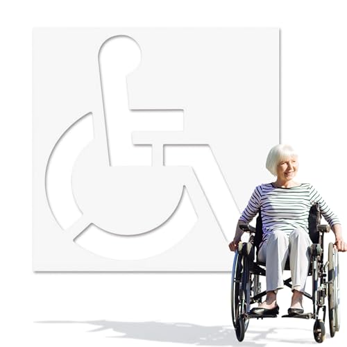 Pochoir de stationnement marquage de rail de handicapés extérieur