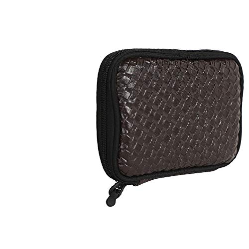 Image of WD HDD Hard Case /Cover /Pouch for 2.5 inch Portable Hard Drive (for Seagate, Toshiba, WD, Sony, Transcend, Lenovo, Adata) (BROWN CROSS)