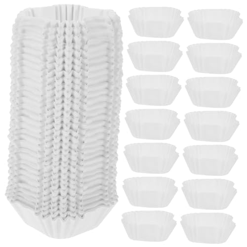FUNNETOYU 1000 pezzi Pirottini di Carta Quadrati per Muffin e Cupcake Monoporzioni Resistenti all Olio e Sicuri per Dolci Stampi per Torte Cioccolatini e Snack Feste