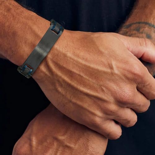 Gamtic Customized Watch Band Bracelet for Men - Personalized Stainless Steel Chunky Bracelets Wristband, with Jewelry Gift Box4