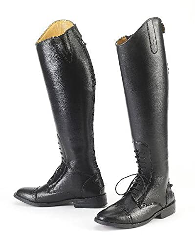 Photo 1 of Equistar Childs All-Weather Synthetic Field Riding Boots Black 5 Regular