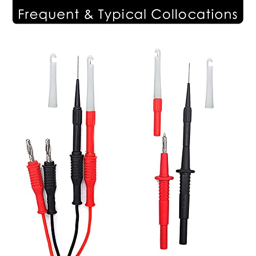 Boceuc Piercing Clip Test Probe, 0.7Mm Test Probe Pins, Non-Destructive Insulation Wire Piercing Needle, Piercing Probes Set For Banana Socket Plug Car Tester (4 Pcs) #TOP4