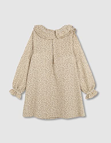Robe camel imprimé léopard bébé fille Gocco pour toutes les saisons