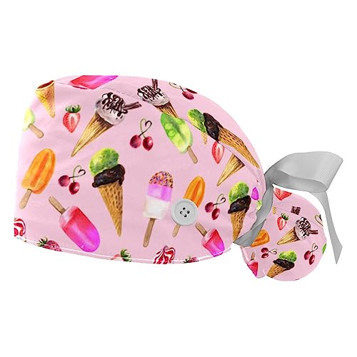 Berret Bouffant Anti-Transpiration Chapeau de Travail Réglable
