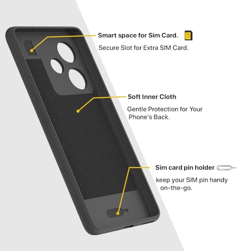 Image of Shockproof Case for Realme GT 7 5G / GT 7T 5G | Full Camera Protection | TPU Flexible Back Cover for Realme GT 7 5G / GT 7T 5G (Graphite Grey)