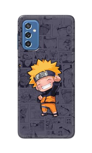 Image of PRINTFIDAA Plastic Printed Hard Back Cover Case For Samsung Galaxy M52 5G Back Cover (Famous Anime Cartoon Character) -112, Multicolor