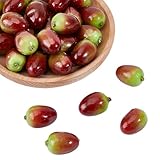 GORGECRAFT Aceitunas Artificiales de Espuma Realistas Modelo de Decoración para Fiestas Decoración Realista para Fotografía Casa de Campo Mesa de Cocina 30 Unidad.