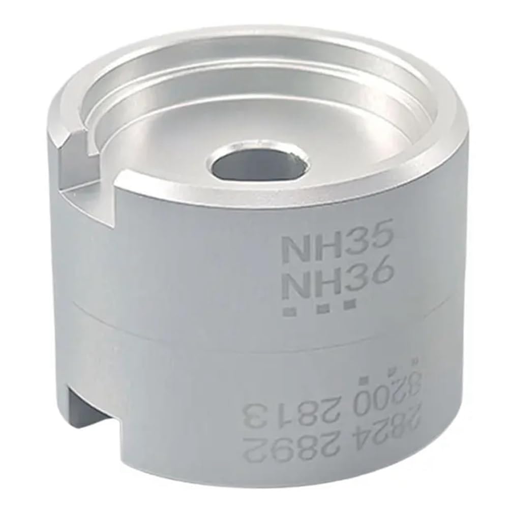 Cvoepobey Silver Professional Watch Repair Tool Kit, Movement Holder For Nh34 Nh35 Nh36 Skx007 7S26 4R35 4R36 2824 2836