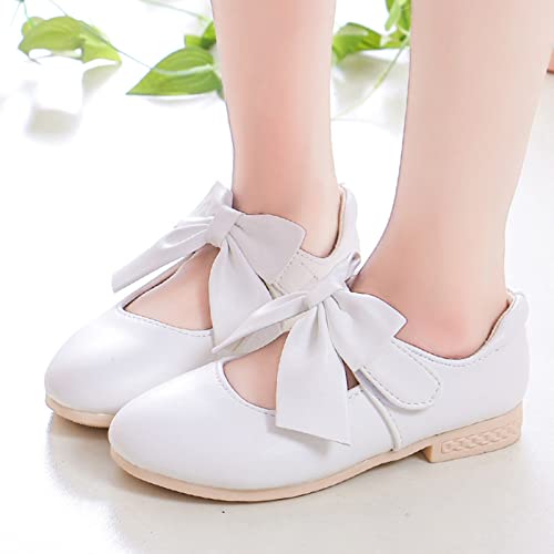 Girls Mary Jane Dress Shoes Bows Flower Girl Wedding Church Shoes Low Heels Toddler Little Kids Mary Janes for Girls4