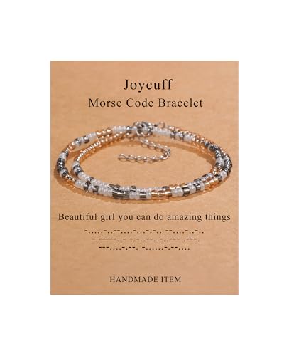Image of JoycuFF ๐ ๐ผ๐ฟ๐๐ฒ ๐๐ผ๐ฑ๐ฒ ๐๐ฟ๐ฎ๐ฐ๐ฒ๐น๐ฒ๐๐ ๐ณ๐ผ๐ฟ ๐ช๐ผ๐บ๐ฒ๐ป Inspirational Gifts Beads Bracelets for Women Encouragement Birthday Gifts for Daughter Sister Niece Granddaughter Mom Best Friend