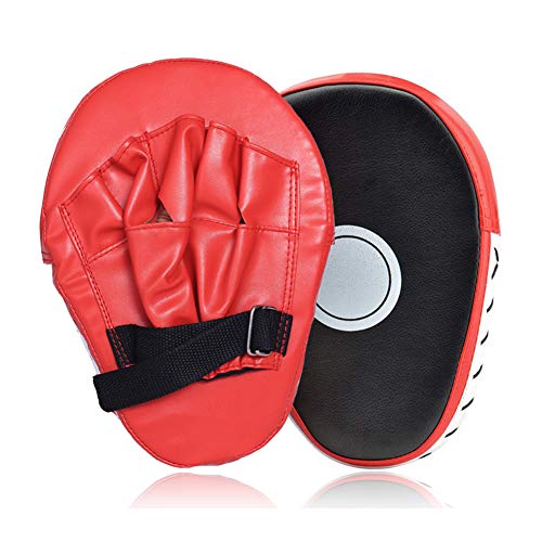 Bostar 1PCS Almohadilla de Entrenamiento de Boxeo en Forma de Arco de Mano Objetivo Manoplas de Poliuretano Paos de Cuero PU