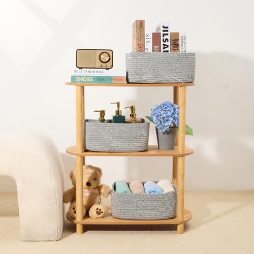 image for MiniArk Small Storage Baskets for Organizing | Closet Organizer Bins |