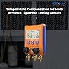 Elitech Digital Manifold Gauge Refrigeration, High-Precision Pressure Gauge 2-Way Valve with Thermometer Clamps for HVAC Test Maintain Air-Conditioner Refrigerator, LMG-10 #4
