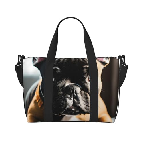 Sac à main bouledogue français polyvalent pour ranger vos affaires