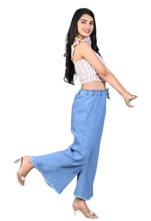 Image of Women's Solid Mid Rise Flared Length Jeans