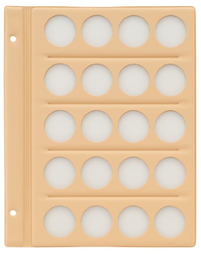 Teji C-31S4 Coin Album (Plain, Spare Mount Paper, 1.3 inch (33 mm) Holes, 4 Rows, 5 Tiers