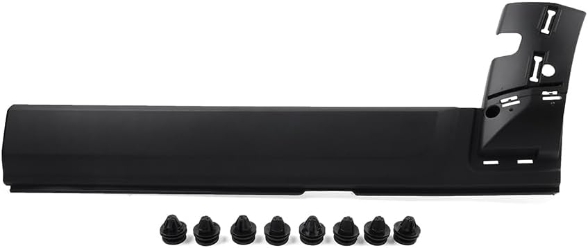 Cnamid5 Car Rear Left Side Door Panel Molding Trim Cladding Strip Black ABS For LR4/Discovery 4 2010-2016 Model
