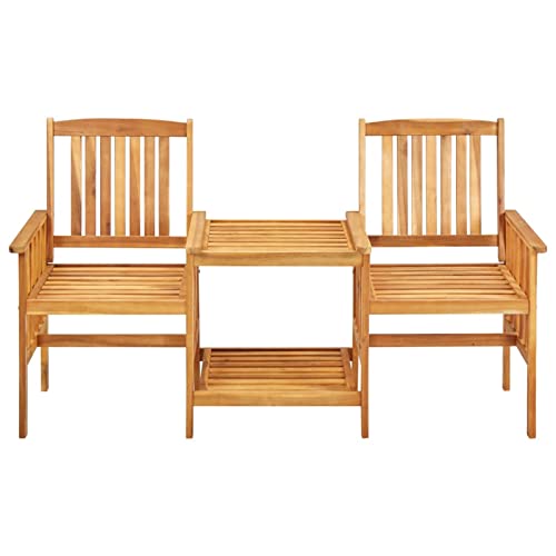 Chaise de table de jardin MOONAIRY avec coussins pour terrasse - 4
