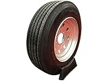 Goodride 17.5' 16 ply Radial Trailer Tire & Wheel - ST 215/75R17.5 8 Lug (Super Single Silver Solid)