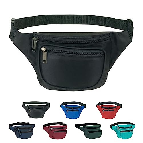 Yens® Fantasybag 3-Zipper Fanny Pack-Black, FN-03
