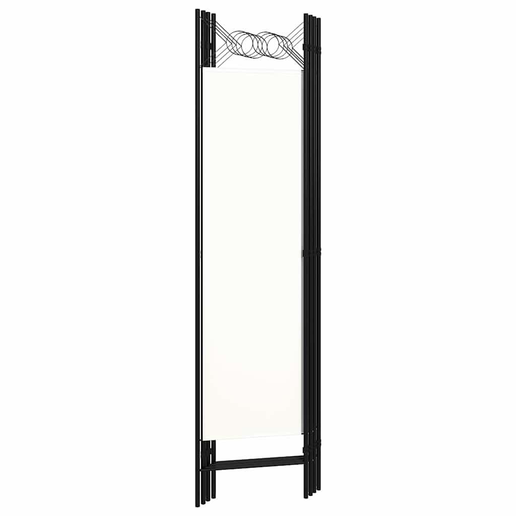 vidaXL Cloison de séparation 4 Panneaux Blanc 160x180 cm