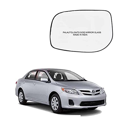 Palautolights Corolla Altis(2008-2013) Left Side Mirror Convex Curved Glass/Side Glass-Left/Passenger Side