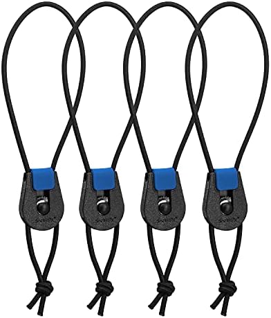SAMSFX Fishing Quick Rod Ties Leash for Pole Holders Organizer Bunngee Cord Straps