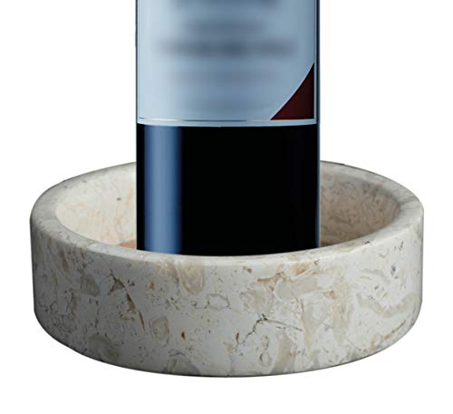 CraftsOfEgypt Marmor-Weinflaschen-Untersetzer, saugfähiger Korkhalter für Flaschen und jeden Anlass Cover