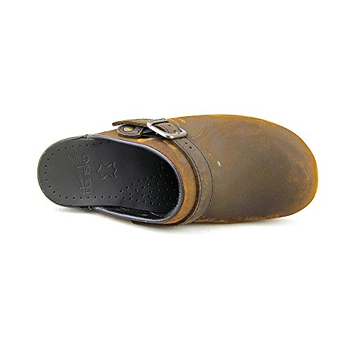 Image of Dansko Ingrid Sling Back Mule Clog for Women - Anti-Fatigue Rocker Bottom Promotes Forward Foot Motion - Premium Leather Uppers for Long-Lasting Wear