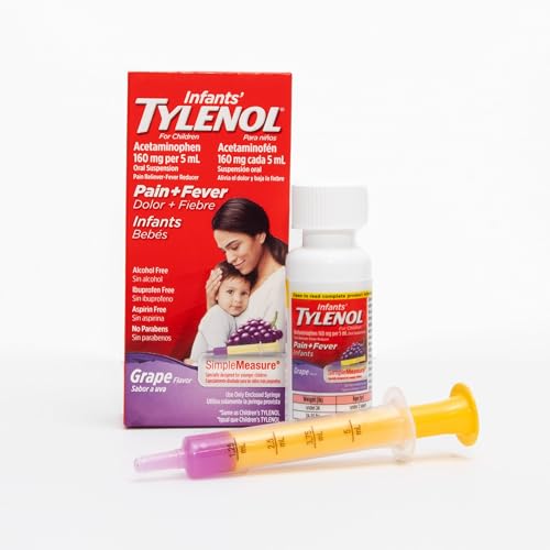 Infants' Tylenol Oral Suspension, Acetaminophen, Grape, 2 fl. oz - image 7