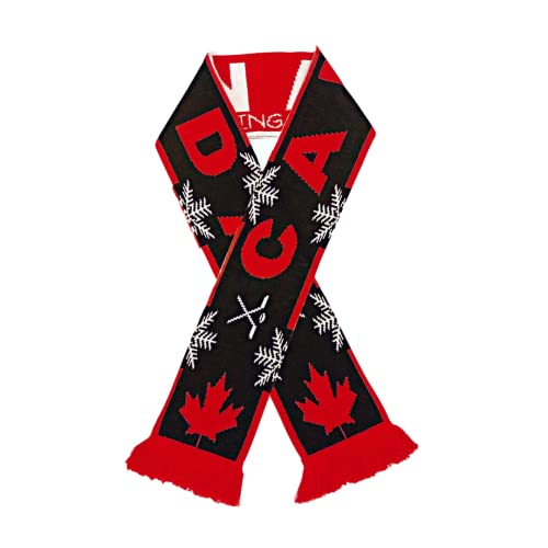 Code Ultras CANADA 2022 Winter Sports Fans Favorite Scarf, Black and White, 61 x 6,1 inches, US0603