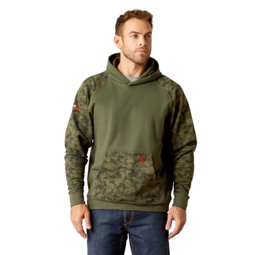 ARIAT mens Fr Durastretch Patriot Hoodie