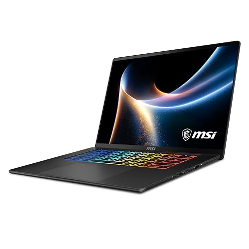 Image of MSI Stealth 16 AI+ 16 inch 240Hz OLED QHD+ Gaming Laptop, Intel Core Ultra 9 386H, RTX 5080, 32GB DDR5, 1TB NVMe SSD, Windows 11 Home, B3WI-041CA