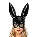 Produktbild AmyGline Helles Licht Osterhase Maske Matte Easter Party Hasenohren Maske Half Face Masks Nachtclub Bar Maskerade