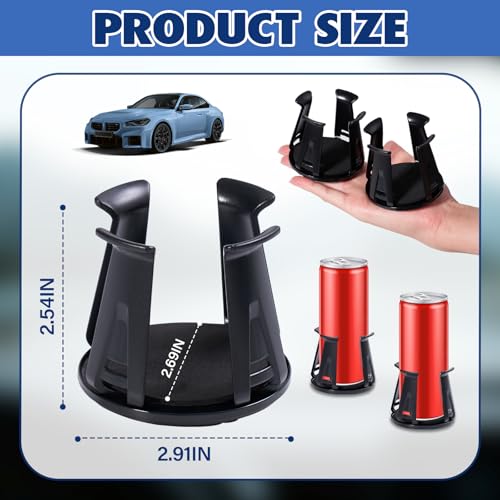 Portavasos para auto ajustable 2 piezas Rislobx miniatura 7