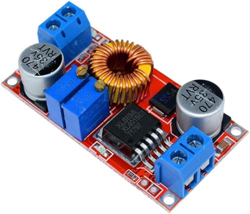 Image of DC-DC Buck Converter Adjustable Step Down Power Supply Module 4V-38V to 1.25V-36V 5A CC CV Low Ripple Voltage Regulator Charger for Lithium Battery LED Driver DIY Projects Pack of 2