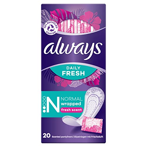 Always Dailies Singles Panty Liners Fresh 20pk
