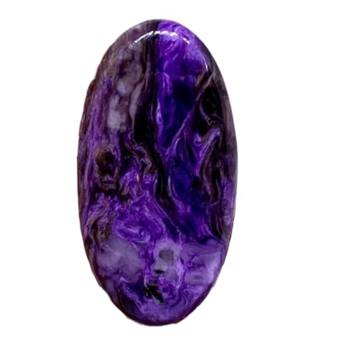 Pierre précieuse charoite naturelle 47 mm pour créer vos bijoux DIY
