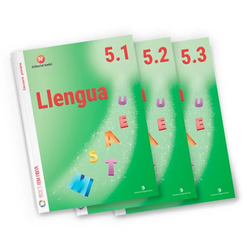 Portada de Quaderns Llengua 5º Educación Primaria Fem Pinya 3 Quadern