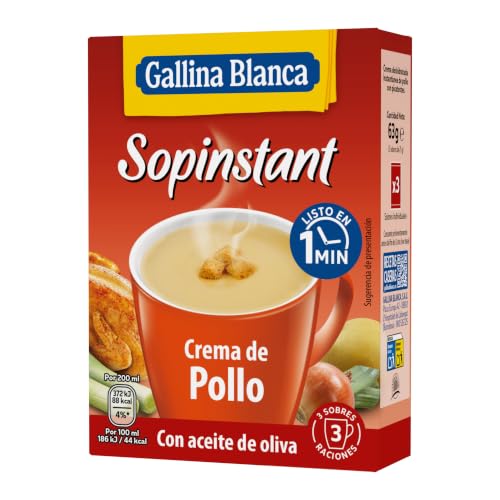 Gallina Blanca · Sopinstant Crema de Pollo con Picatostes