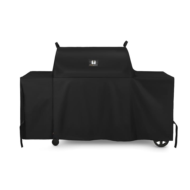 SUPJOYES Grill Cover for Traeger Grills BAC776 Woodridge Pro and Woodridge Elite Heavy Duty Waterproof Full-Length All Weather Grill Accessory